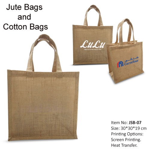 Jute Cotton Bags, Shopping Bags with Branding